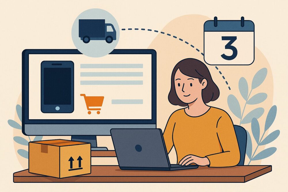 届くまでの日数