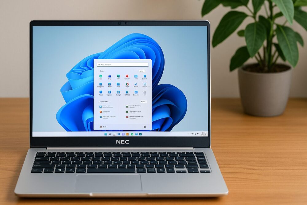 NECのパソコンのイメージ
